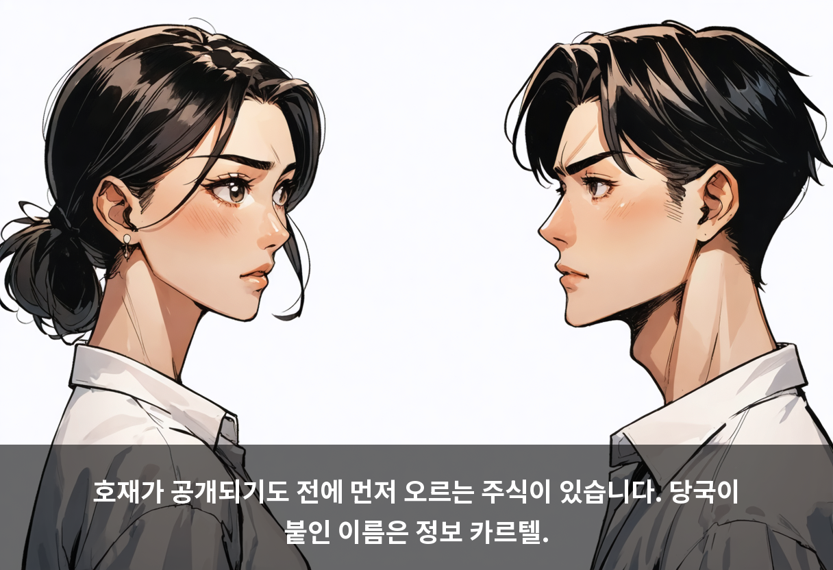 호재가 공개되기도 전에 먼저 오르는 주식이 있습니다. 당국이 붙인 이름은 정보 카르텔.