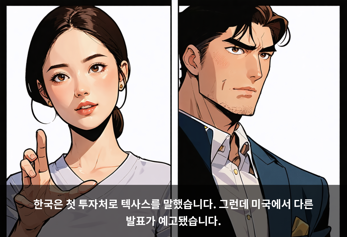 한국은 첫 투자처로 텍사스를 말했습니다. 그런데 미국에서 다른 발표가 예고됐습니다.