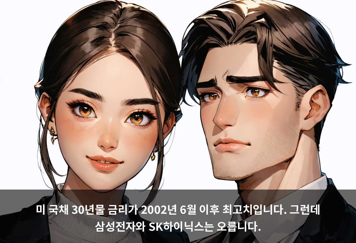 30년물 금리 5.612%인데, 삼성전자는 올랐습니다 🧊