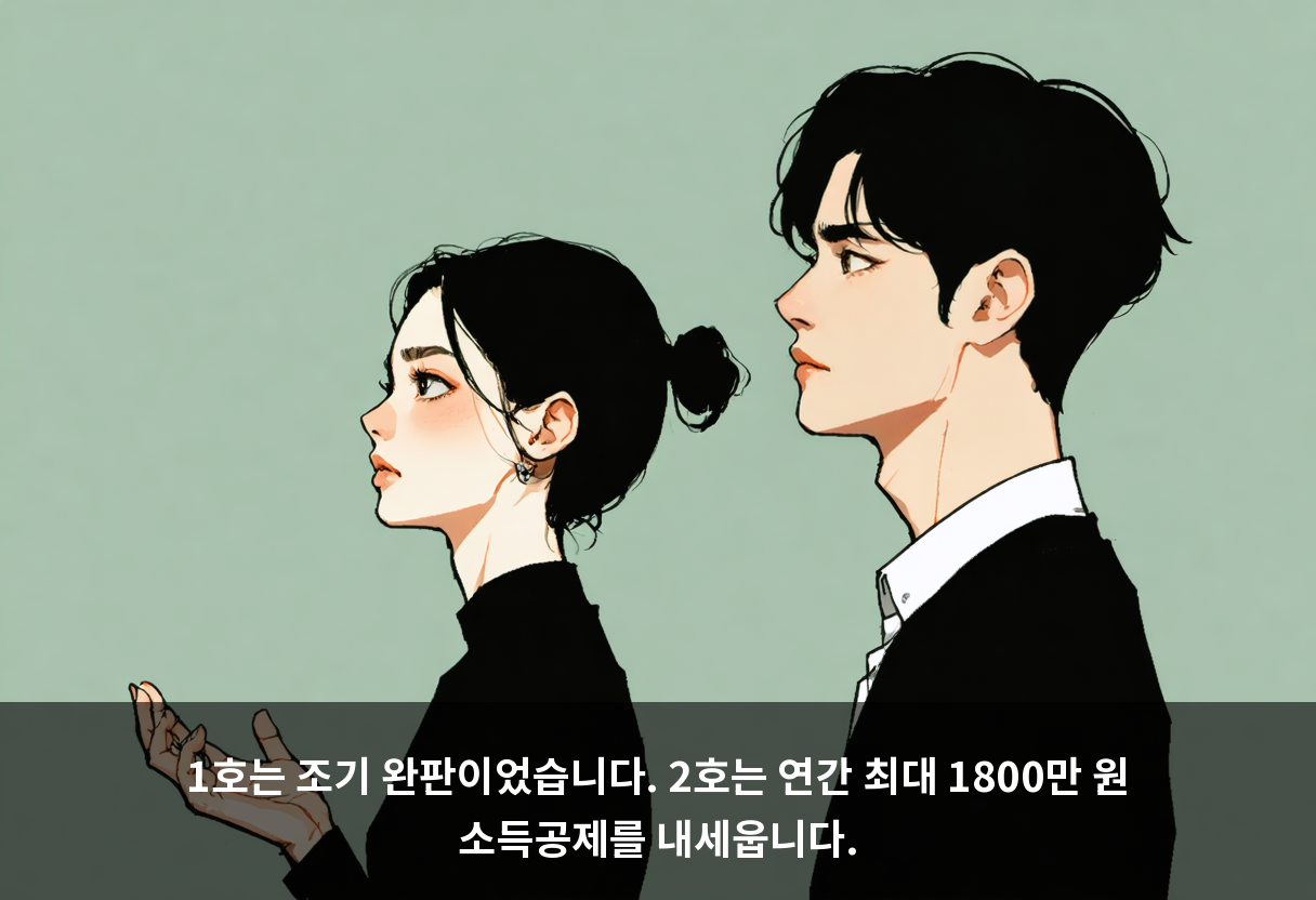 1호는 조기 완판이었습니다. 2호는 연간 최대 1800만 원 소득공제를 내세웁니다.