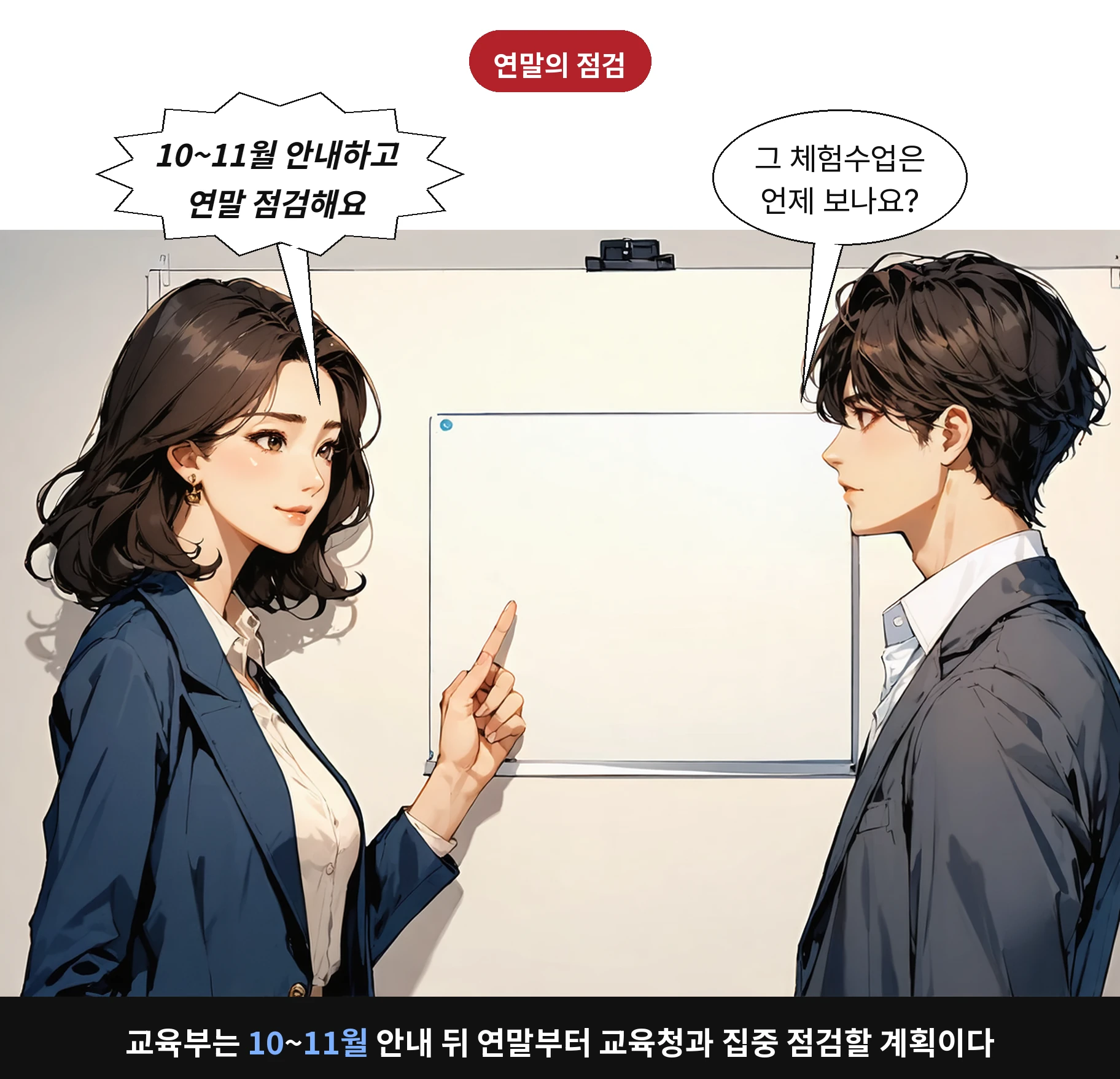 교육부는 10~11월 안내 뒤 연말부터 교육청과 집중 점검할 계획이다