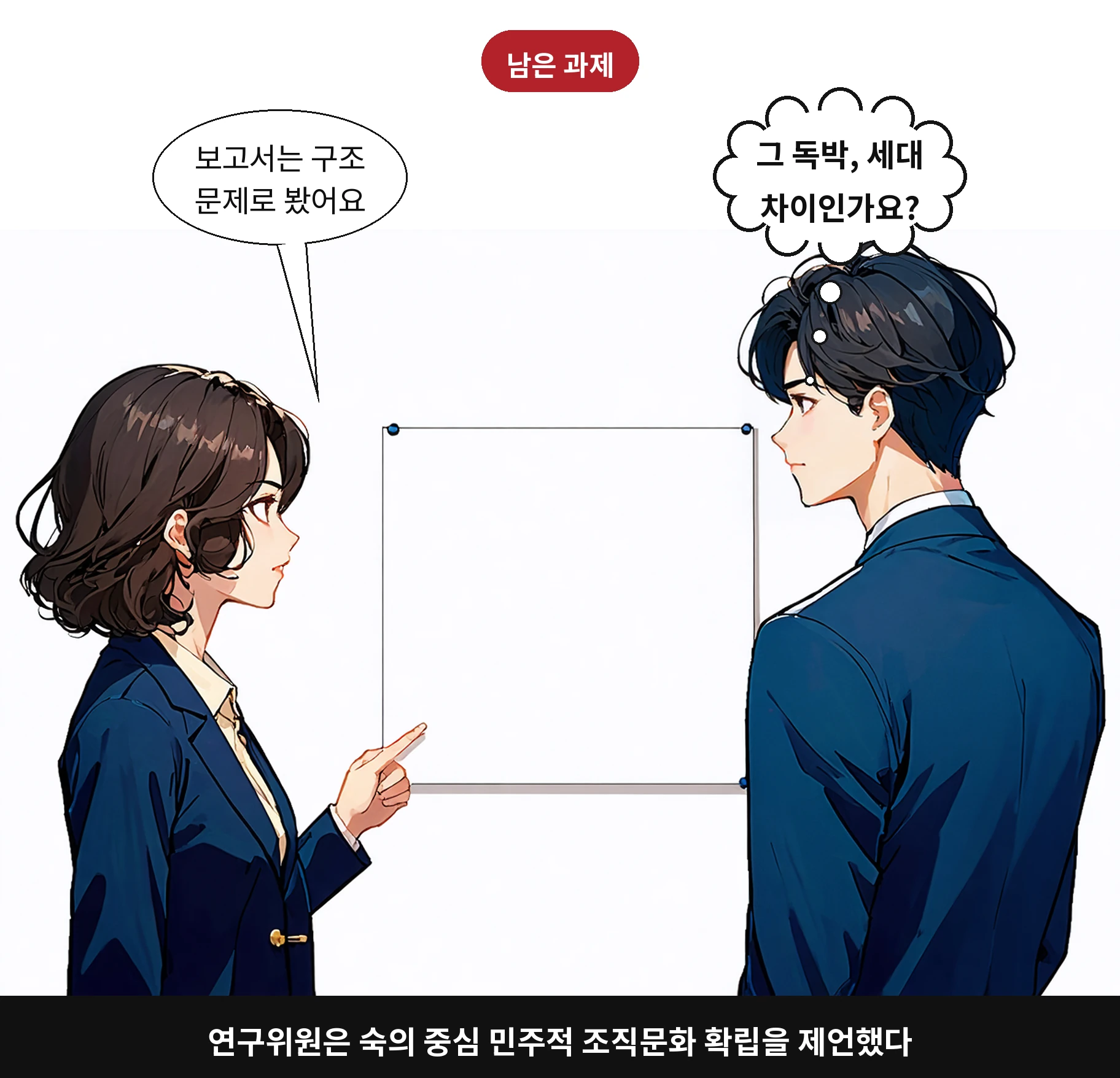 연구위원은 숙의 중심 민주적 조직문화 확립을 제언했다