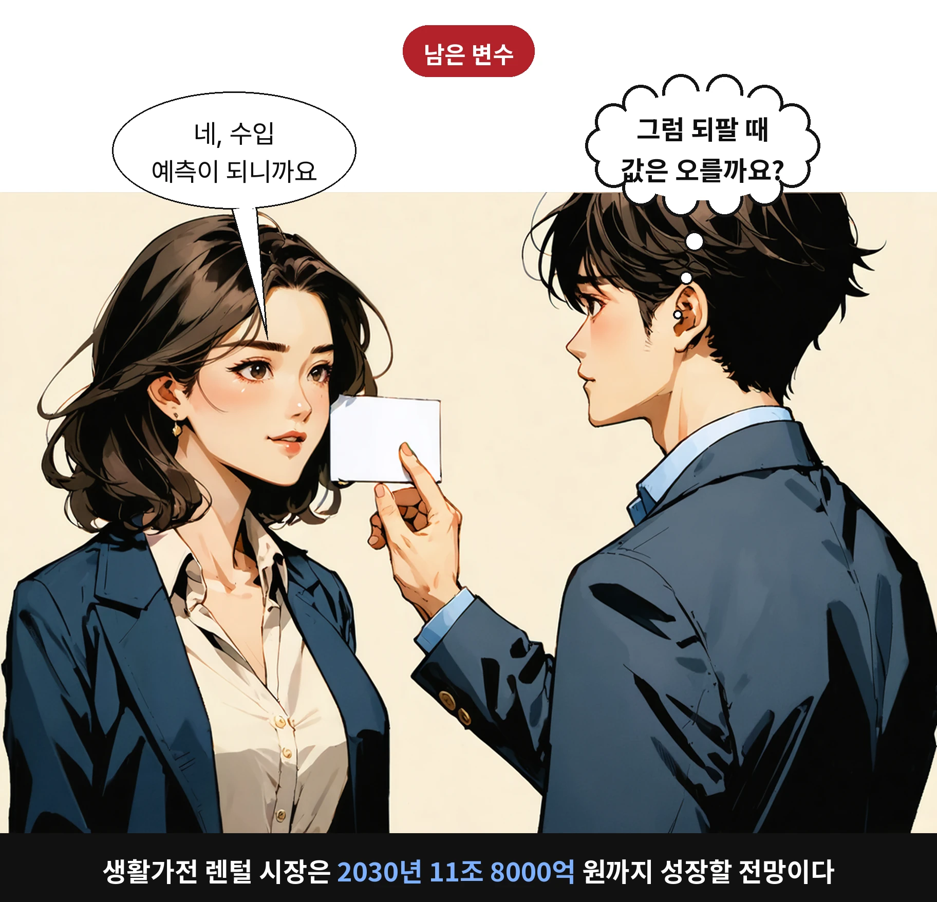 생활가전 렌털 시장은 2030년 11조 8000억 원까지 성장할 전망이다