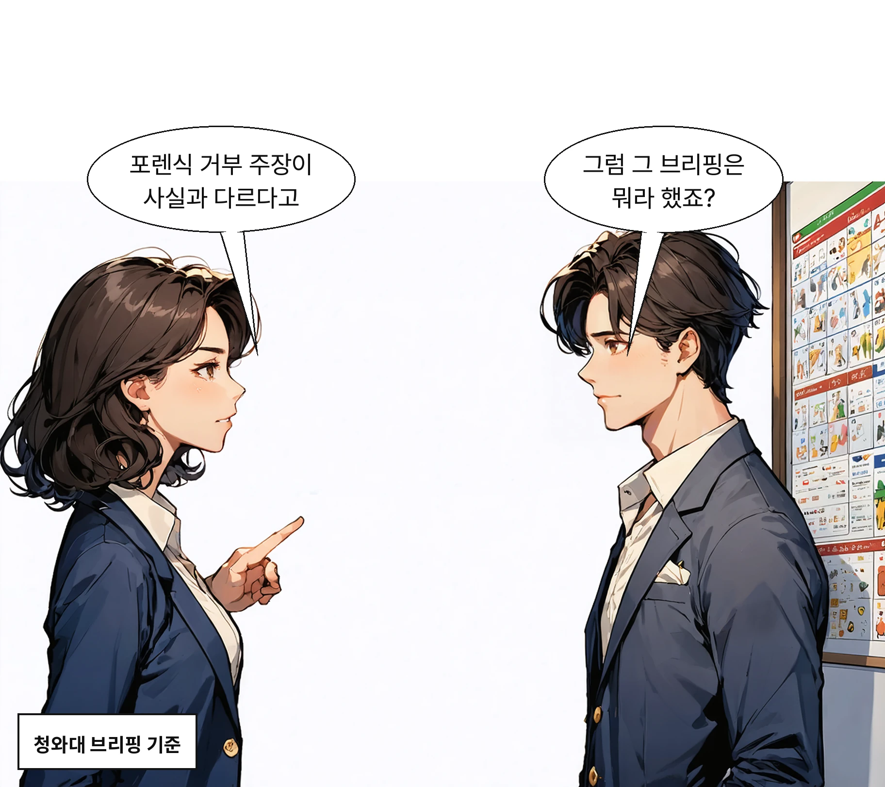성기홍 홍보수석은 김 후보자의 포렌식 거부 주장이 사실과 다르다고 설명했다