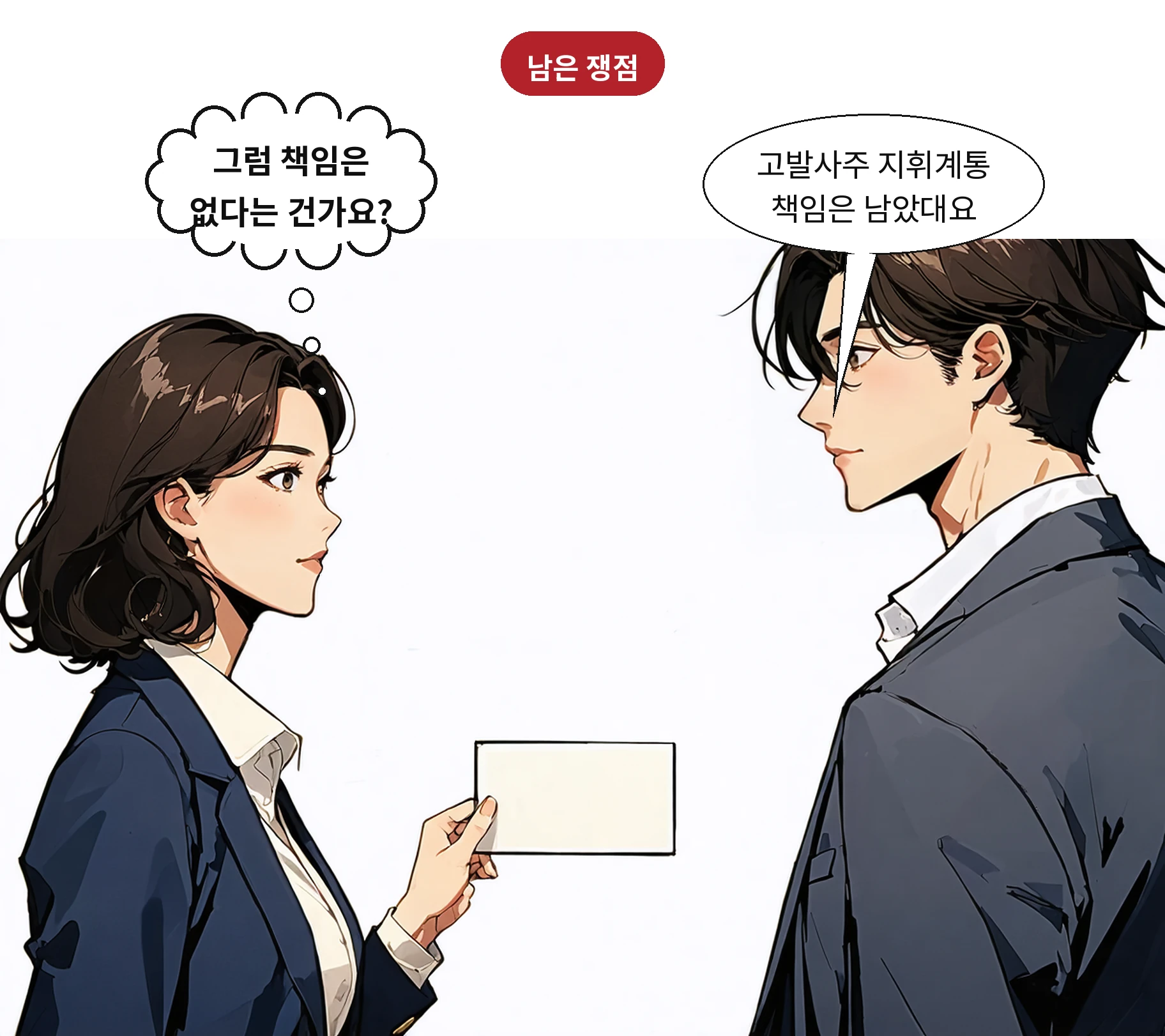 추 지사는 고발사주 사건 지휘계통 책임은 남아 있다고 주장했다