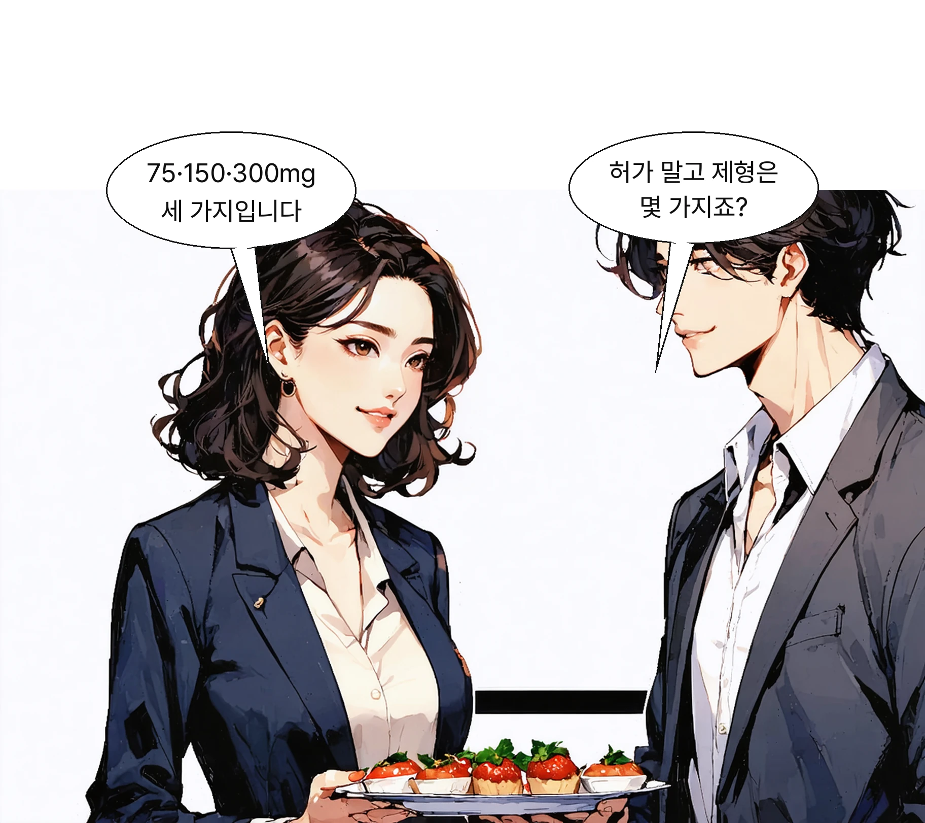 옴리클로는 75㎎·150㎎·300㎎ 3가지 제형으로 출시됐다