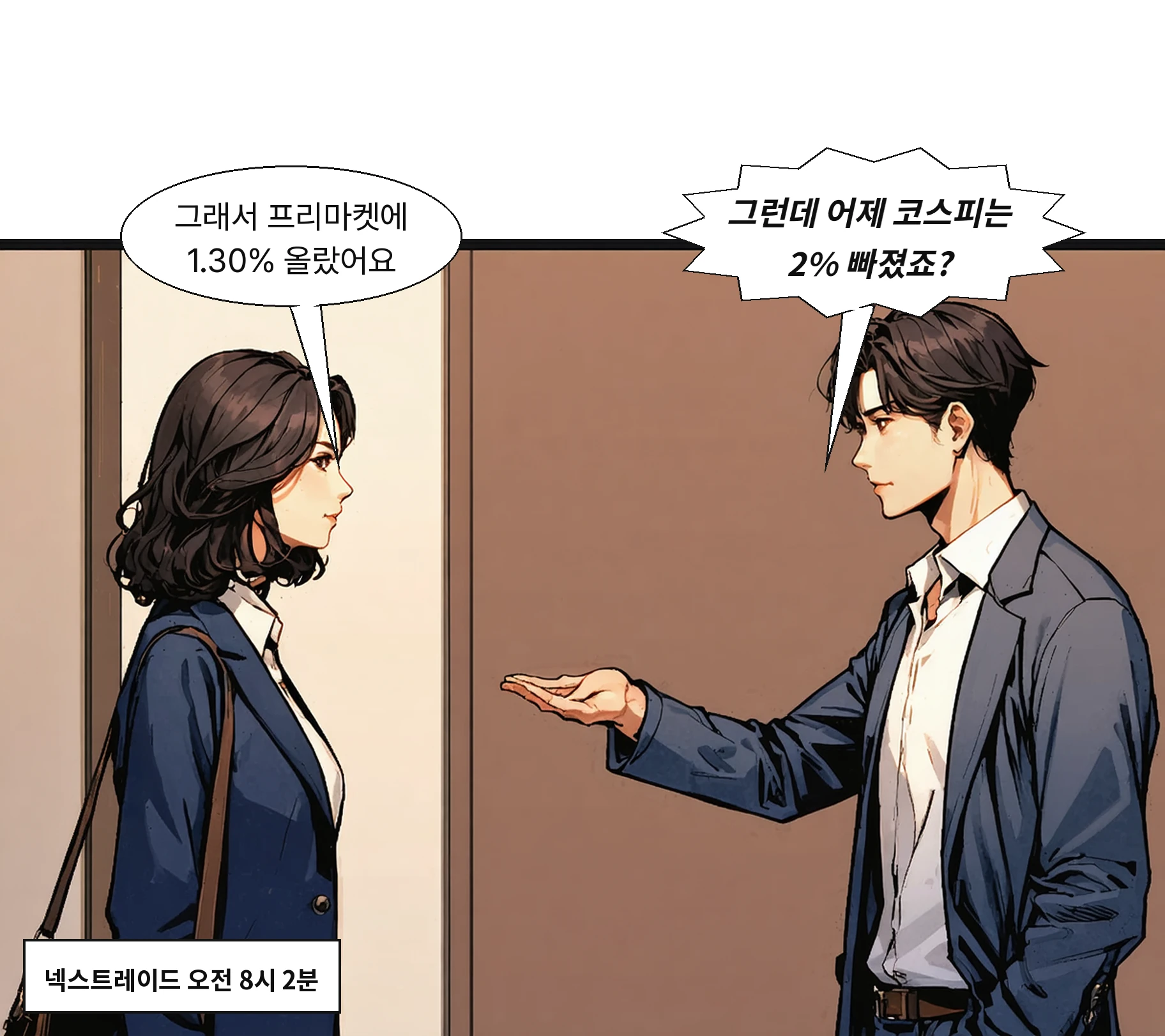 전날 코스피 2% 하락 뒤 삼성전자는 프리마켓에서 27만 2000원